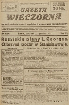 Gazeta Wieczorna. 1921, nr 6189