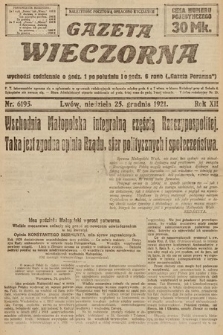 Gazeta Wieczorna. 1921, nr 6195