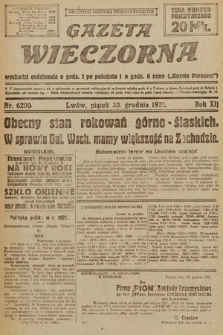 Gazeta Wieczorna. 1921, nr 6200