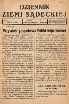 Dziennik Ziemi Sądeckiej. 1945, nr 5