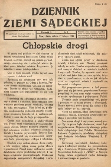 Dziennik Ziemi Sądeckiej. 1945, nr 7