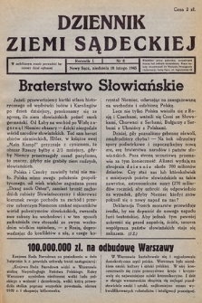 Dziennik Ziemi Sądeckiej. 1945, nr 8