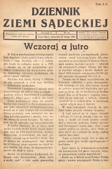 Dziennik Ziemi Sądeckiej. 1945, nr 11