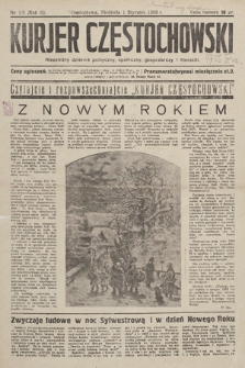 Kurjer Częstochowski : niezależny dziennik polityczny, społeczny, gospodarczy i literacki. 1933, nr 1