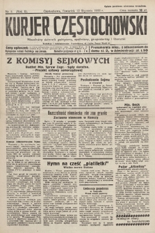 Kurjer Częstochowski : niezależny dziennik polityczny, społeczny, gospodarczy i literacki. 1933, nr 9