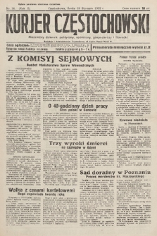 Kurjer Częstochowski : niezależny dziennik polityczny, społeczny, gospodarczy i literacki. 1933, nr 14