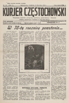 Kurjer Częstochowski : niezależny dziennik polityczny, społeczny, gospodarczy i literacki. 1933, nr 18