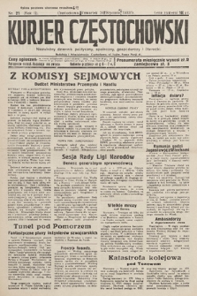 Kurjer Częstochowski : niezależny dziennik polityczny, społeczny, gospodarczy i literacki. 1933, nr 21