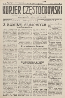 Kurjer Częstochowski : niezależny dziennik polityczny, społeczny, gospodarczy i literacki. 1933, nr 22
