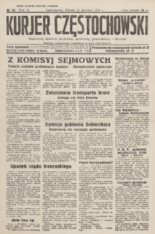 Kurjer Częstochowski : niezależny dziennik polityczny, społeczny, gospodarczy i literacki. 1933, nr 25