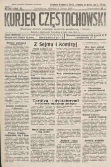 Kurjer Częstochowski : niezależny dziennik polityczny, społeczny, gospodarczy i literacki. 1933, nr 29