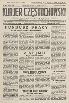 Kurjer Częstochowski : niezależny dziennik polityczny, społeczny, gospodarczy i literacki. 1933, nr 30