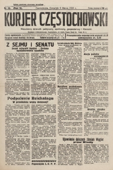 Kurjer Częstochowski : niezależny dziennik polityczny, społeczny, gospodarczy i literacki. 1933, nr 50