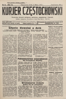 Kurjer Częstochowski : niezależny dziennik polityczny, społeczny, gospodarczy i literacki. 1933, nr 61