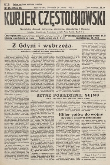 Kurjer Częstochowski : niezależny dziennik polityczny, społeczny, gospodarczy i literacki. 1933, nr 71