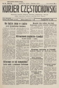 Kurjer Częstochowski : niezależny dziennik polityczny, społeczny, gospodarczy i literacki. 1933, nr 76