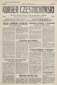 Kurjer Częstochowski : niezależny dziennik polityczny, społeczny, gospodarczy i literacki. 1933, nr 87