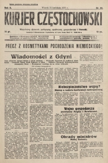 Kurjer Częstochowski : niezależny dziennik polityczny, społeczny, gospodarczy i literacki. 1933, nr 94