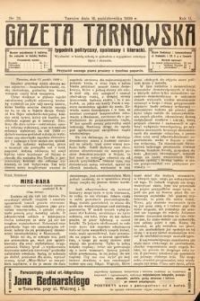 Gazeta Tarnowska : tygodnik polityczny, społeczny i literacki. 1909, nr 28