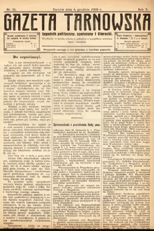 Gazeta Tarnowska : tygodnik polityczny, społeczny i literacki. 1909, nr 35