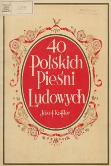 40 polskich pieśni ludowych