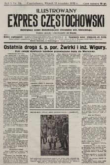 Ilustrowany Expres Częstochowski. 1932, nr 30