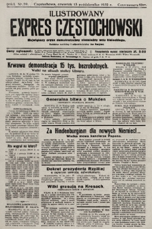 Ilustrowany Expres Częstochowski. 1932, nr 59