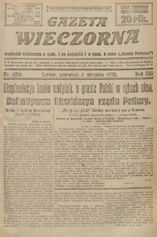 Gazeta Wieczorna. 1922, nr 6210