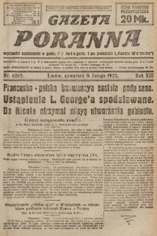 Gazeta Poranna. 1922, nr 6265