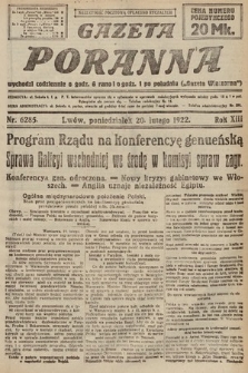Gazeta Poranna. 1922, nr 6285