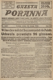 Gazeta Poranna. 1922, nr 6287