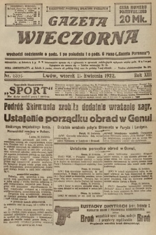 Gazeta Wieczorna. 1922, nr 6351