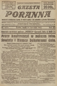 Gazeta Poranna. 1922, nr 6352