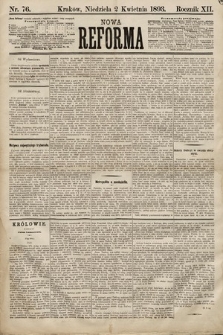 Nowa Reforma. 1893, nr 76
