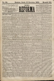 Nowa Reforma. 1893, nr 89