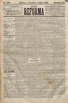 Nowa Reforma. 1893, nr 102