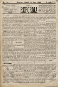 Nowa Reforma. 1893, nr 114