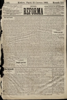 Nowa Reforma. 1893, nr 141