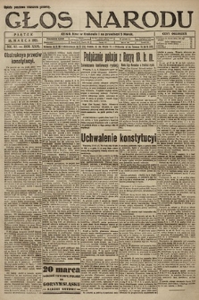 Głos Narodu. 1921, nr 62