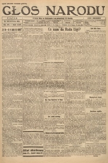 Głos Narodu. 1921, nr 187