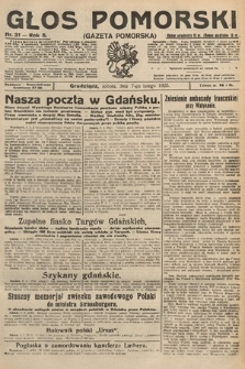 Głos Pomorski. 1925, nr 31