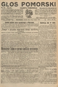 Głos Pomorski. 1925, nr 33