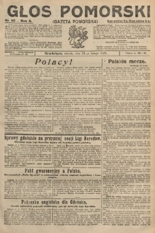 Głos Pomorski. 1925, nr 45