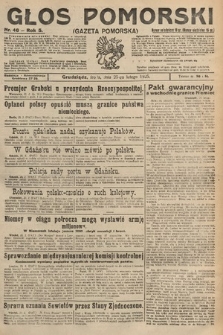 Głos Pomorski. 1925, nr 46