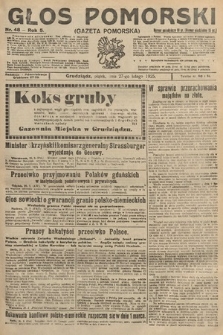 Głos Pomorski. 1925, nr 48
