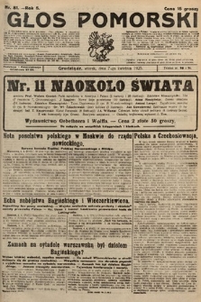 Głos Pomorski. 1925, nr 81