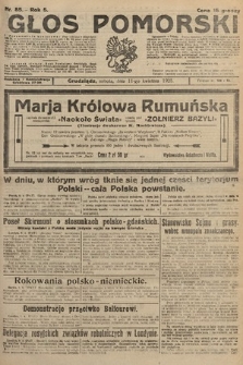 Głos Pomorski. 1925, nr 85