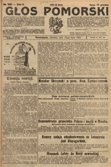 Głos Pomorski. 1925, nr 165