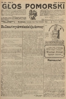 Głos Pomorski. 1925, nr 86