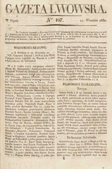 Gazeta Lwowska. 1830, nr 107